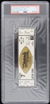 1975 WFL Jacksonville Express Team Folded Game Cancelled Phantom Full Ticket (PSA EX 5) 