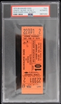 1979 WBL Milwaukee Does vs Iowa Cornets Denise Sharps 26 Points Game 10 Full Ticket (PSA Slabbed) 