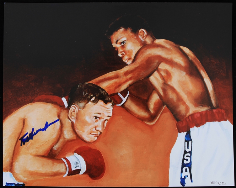 2002 Tunney Hunsaker Muhammad Ali 1st Opponent Signed 8" x 10" Photo (JSA/Troy Kinunen Collection)