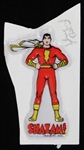 1970s Jackson Bostwick Shazam! Signed Puffy Sticker (JSA / Jackson Bostwick LOA)