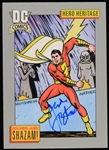 1991 Jackson Bostwick Silver Age Shazam! Signed Card (JSA / Jackson Bostwick LOA)