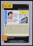 1991 Jackson Bostwick Silver Age Shazam! Signed Card (JSA / Jackson Bostwick LOA)