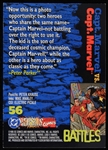 1995 Jackson Bostwick Signed Capt Marvel vs Captain Marvel Card (JSA /Bostwick LOA)