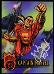 1996 Jackson Bostwick Signed Captain Marvel DC Firepower Card (JSA / Bostwick LOA)