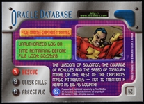 1996 Jackson Bostwick Signed Captain Marvel Firepower Card (JSA / Bostwick LOA)