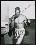 2000s Al "Blue" Lewis Signed 8" x 10" Photo (MEARS LOA/Muhammad Ali Collection)