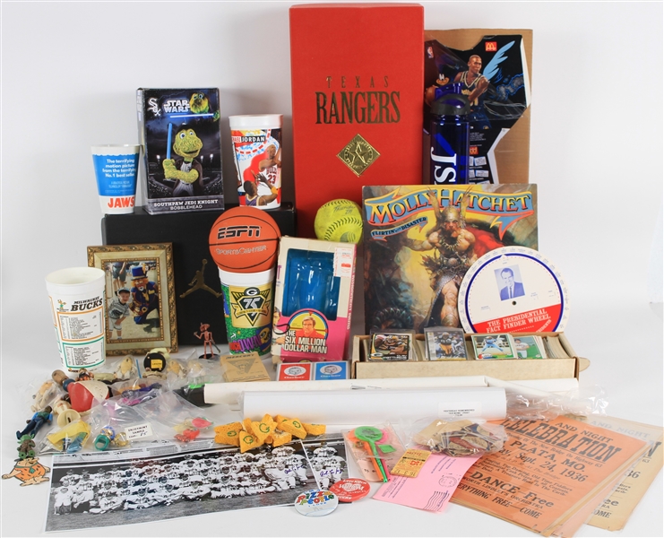 1980s-90s Baseball, Basketball, Football Memorabilia & more (Lot of 150+)