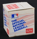 1982-86 Rawlings Official National League Charles Feeney Baseball Box Only