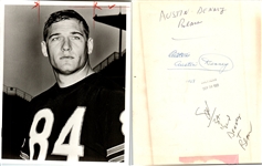 1960s-70s NFL Press Photos Including Ted Albrecht Chicago Bears, Frankie Albert and more (Lot of 18)