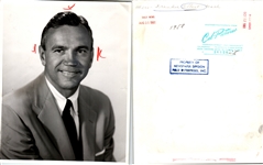 1960s-70s NFL Press Photos Including Ted Albrecht Chicago Bears, Frankie Albert and more (Lot of 18)