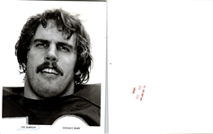 1960s-70s NFL Press Photos Including Ted Albrecht Chicago Bears, Frankie Albert and more (Lot of 18)
