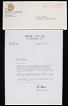 1980 Dan Devine Notre Dame Fighting Irish Signed Letter w/ Original Envelope (JSA)