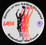 1984 Olympic Basketball 2" Pressback Pin