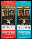 1981 Thomas Hearns vs Sugar Ray Leonard Boxing Match Tickets (Lot of 2)