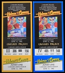 1982 Larry Holmes vs Gerry Cooney Boxing Match Tickets (Lot of 2)