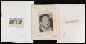 1960's Cassius Clay/Muhammad Ali 7x9 and 8x10 Black and White Photos (Lot of 5) (Troy Kinunen Collection)