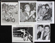 1960-70s Muhammad Ali, Jack Dempsey, Gene Tunney 8x10 Press Photos (Troy Kinunen Collection)(Lot of 15)
