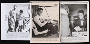 1960-70s Muhammad Ali, Jack Dempsey, Gene Tunney 8x10 Press Photos (Troy Kinunen Collection)(Lot of 15)