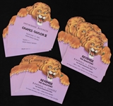 1994 Chavez vs Taylor II "Unfinished Business" & Randall vs Chavez "Revenge" 7x8 Die Cut Advertisements (Lot of 42)