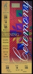 1996 Summer Olympic Opening Ceremony Ticket