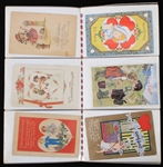 1930s Souvenir of Kentucky Folder w/ Valentine Postcards (Lot of 50+)