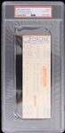 1979 Cheap Trick The Fabulous Forum Inglewood CA Full Ticket (PSA Slabbed) 