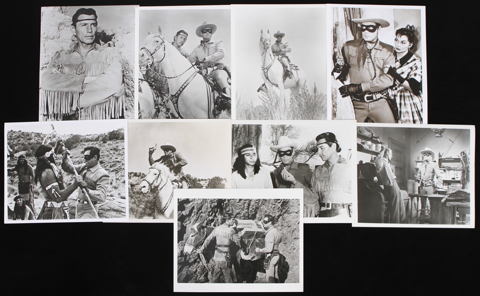 1940-1950s Lone Ranger 8x10 Photos (Lot of 9)