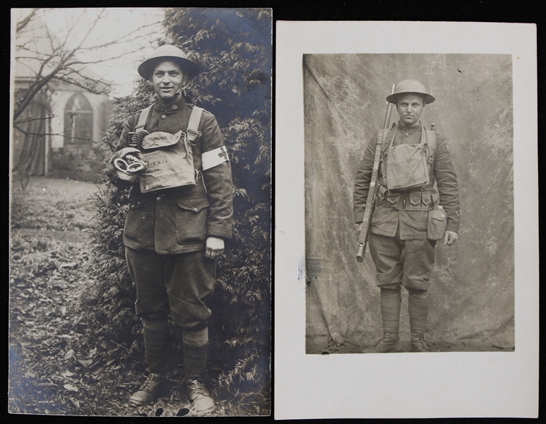 1900s Atherton F Clark Military Postcards (Lot of 2)
