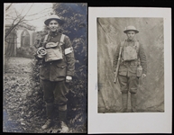 1900s Atherton F Clark Military Postcards (Lot of 2)