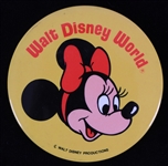 Minnie Mouse Walt Disney World 3.5 Inch Pinback Button