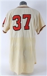 1956 Frank Torre Milwaukee Braves Game Worn Home Jersey (MEARS A10)