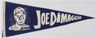 1950s Joe DiMaggio New York Yankees 28" Full Size Pennant