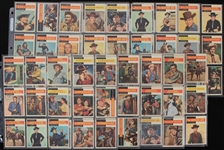 1958 Western Television Shows Trading Cards - Lot of 101 w/ Gunsmoke, Wagon Train, Have Gun Will Travel & More