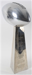 1967 (Jan 15) Super Bowl I Green Bay Packers vs Kansas City Chiefs Vince Lombardi 6" x 20" Replica Trophy 