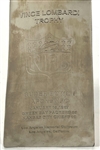 1967 (Jan 15) Super Bowl I Green Bay Packers vs Kansas City Chiefs Vince Lombardi 6 x 20 Replica Trophy 