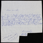 1989 Muhammad Ali World Heavyweight Champion Signed Personal Correspondence (JSA/Troy Kinunen Collection)
