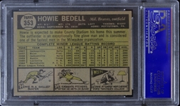 1961 Howie Bedell Milwaukee Braves Topps Baseball Trading Card (PSA Slabbed NM 7)