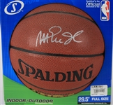 2000s Magic Johnson Los Angeles Lakers Signed Basketball (*JSA*)