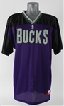 Milwaukee Bucks Majestic Retail Warm Up Short Sleeve Jersey