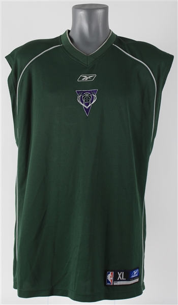 Milwaukee Bucks Reebok Retail Sleeveless Warm Up Jersey