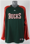Milwaukee Bucks Adidas Retail Long Sleeve Warm Up Jersey