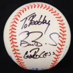 1994-99 Barry Bonds San Francisco Giants Signed OAL Budig Baseball (JSA)