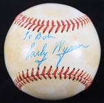 1977 Early Wynn Cleveland Indians Signed OAL MacPhail Baseball (JSA)