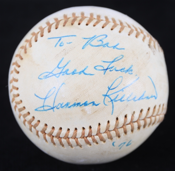 1976 Harmon Killebrew Minnesota Twins Signed OAL MacPhail Baseball (JSA)