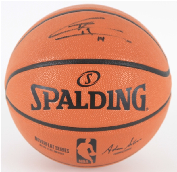2020s Tyler Herro Miami Heat Signed Basketball (*JSA*)