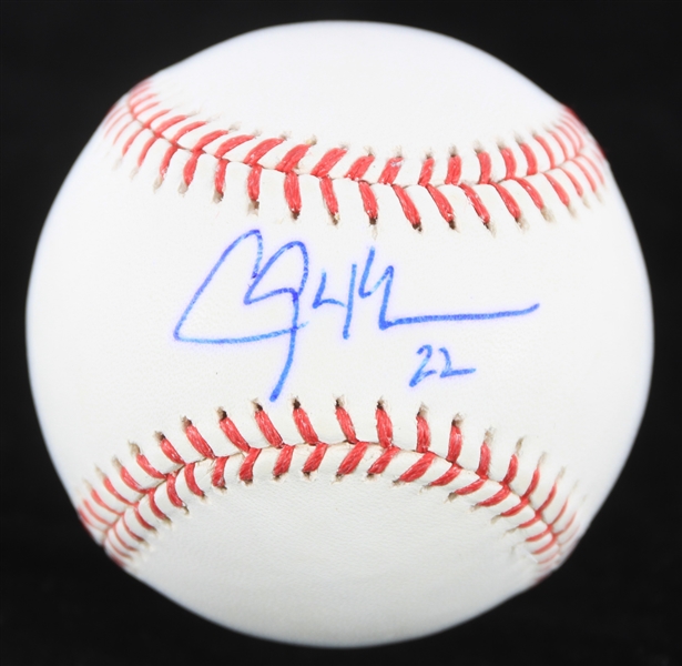 2008-14 Clayton Kershaw Los Angeles Dodgers Signed OML Selig Baseball (*JSA*)