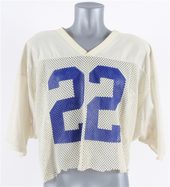 1991 Emmitt Smith Dallas Cowboys Signed & Inscribed Practice Jersey (MEARS LOA)