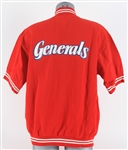 1984-85 Dave Lapham New Jersey Generals USFL Game Worn Warm Up Jacket (MEARS LOA)
