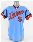 1978 Roy Smalley Minnesota Twins Game Worn Road Jersey (MEARS A10)
