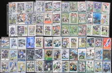 2000s Signed Football Trading Card Collection - Lot of 450+ w/ Brian Dawkins, Curtis Martin, Jason Taylor, Andre Reed, Derrick Brooks & More